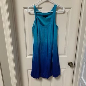 Express blue bubble dress.